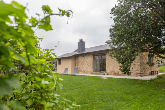 Exterior Comedor. Restaurante Apartamentos As Cereixeiras